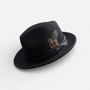 Stacy Adam’s Mens XL CRUSHABLE WOOL FELT FEDORA HAT